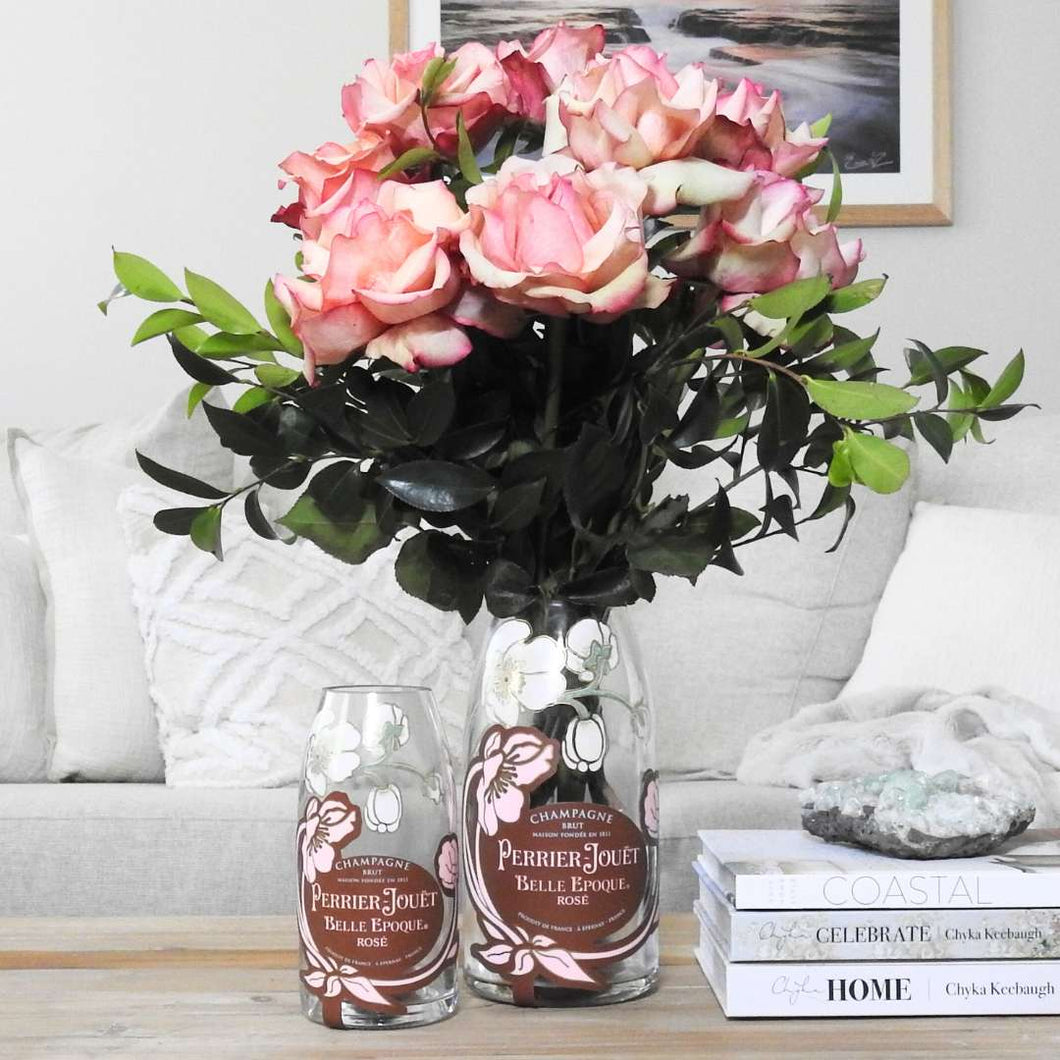 PJ Fleur Rosé Upcycled Champagne Vase (Magnum & Standard sizes)